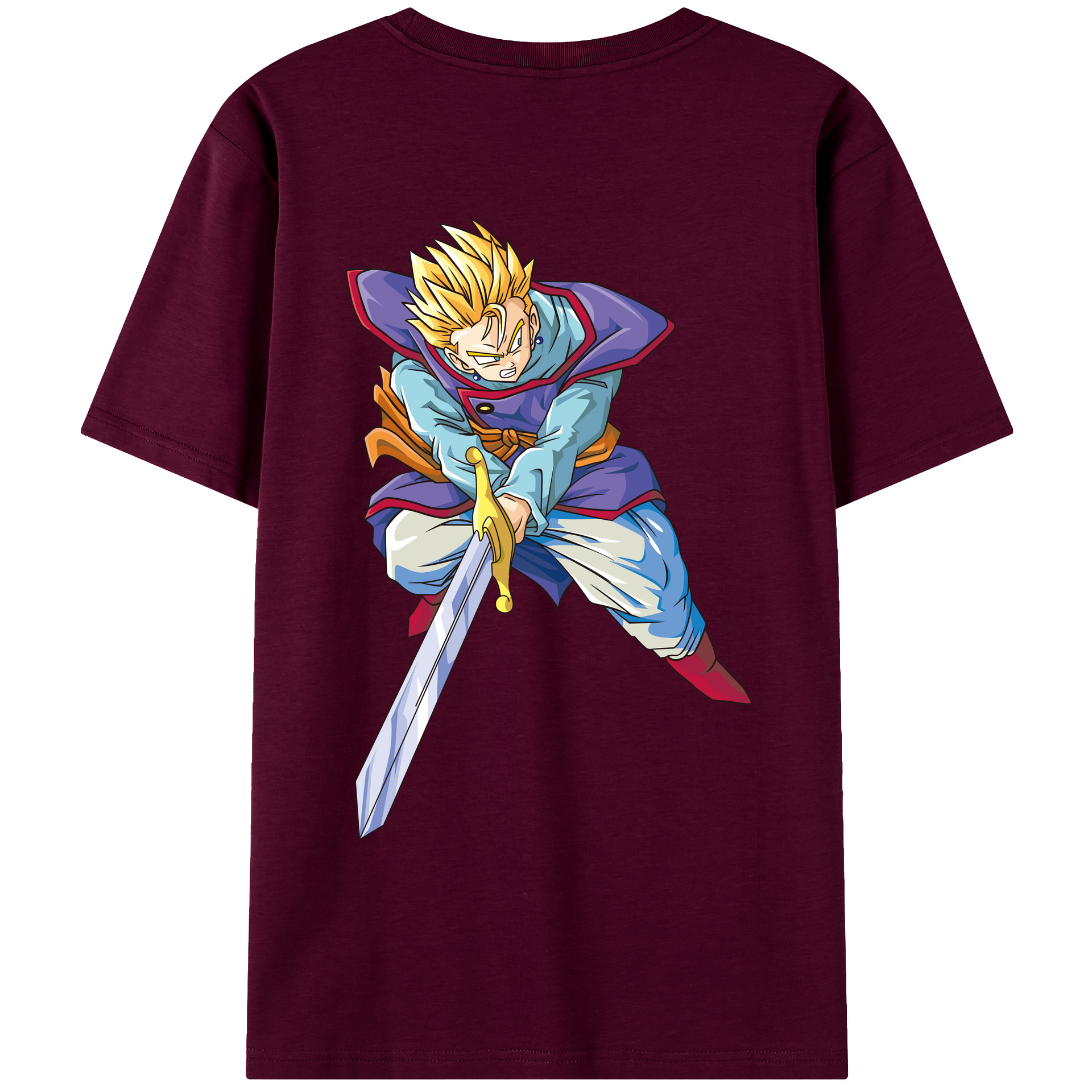 （画像用） ドラゴンボール DRAGON BALL レディース半袖Tシャツ(バックプリント)